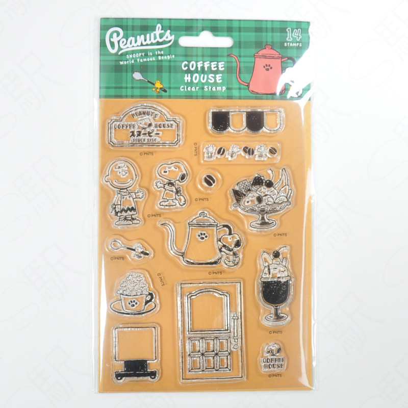 KODOMO NO KAO x Peanuts Snoopy Clear Stamp [2209-004] Coffee House
